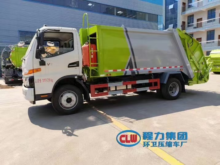 國六8立方江淮V7 壓縮垃圾車